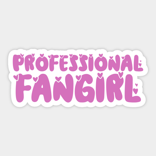 Professional Fangirl Sticker by Boum04